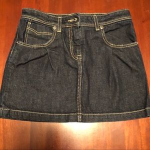 Girl’s Burberry dark denim skirt